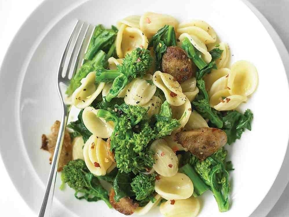 Orecchiette with Broccoli and Sausages