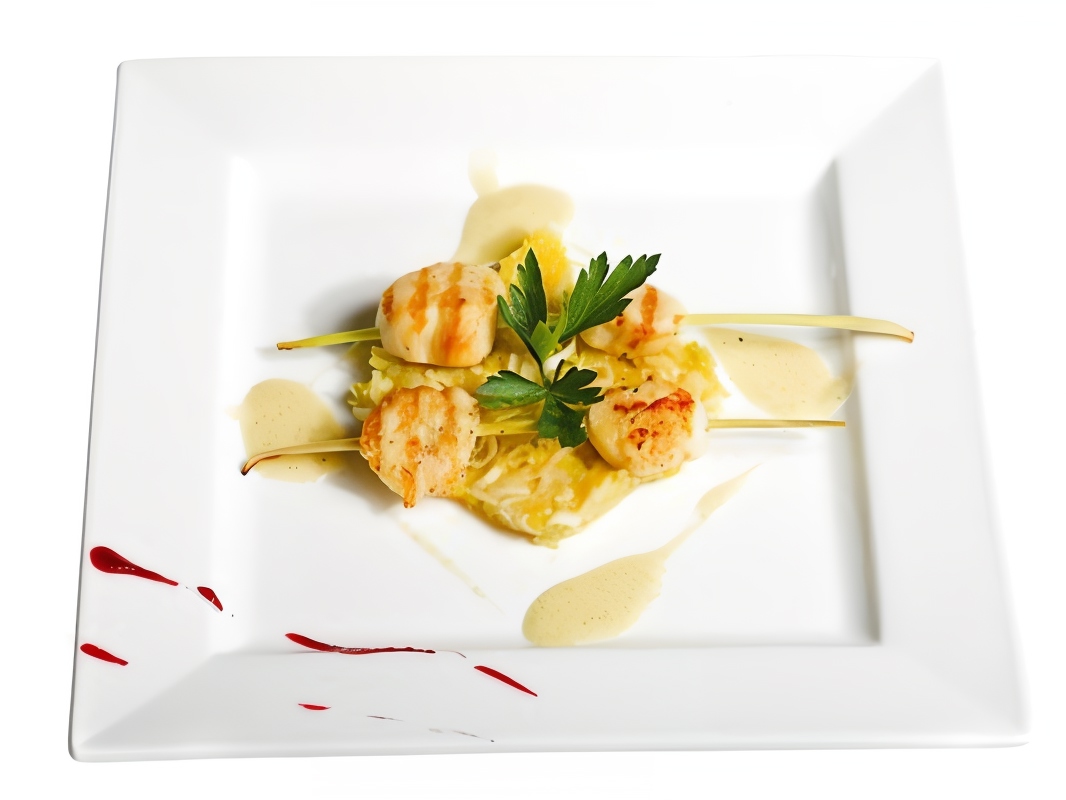 Sturgeon in Mandarin Juice