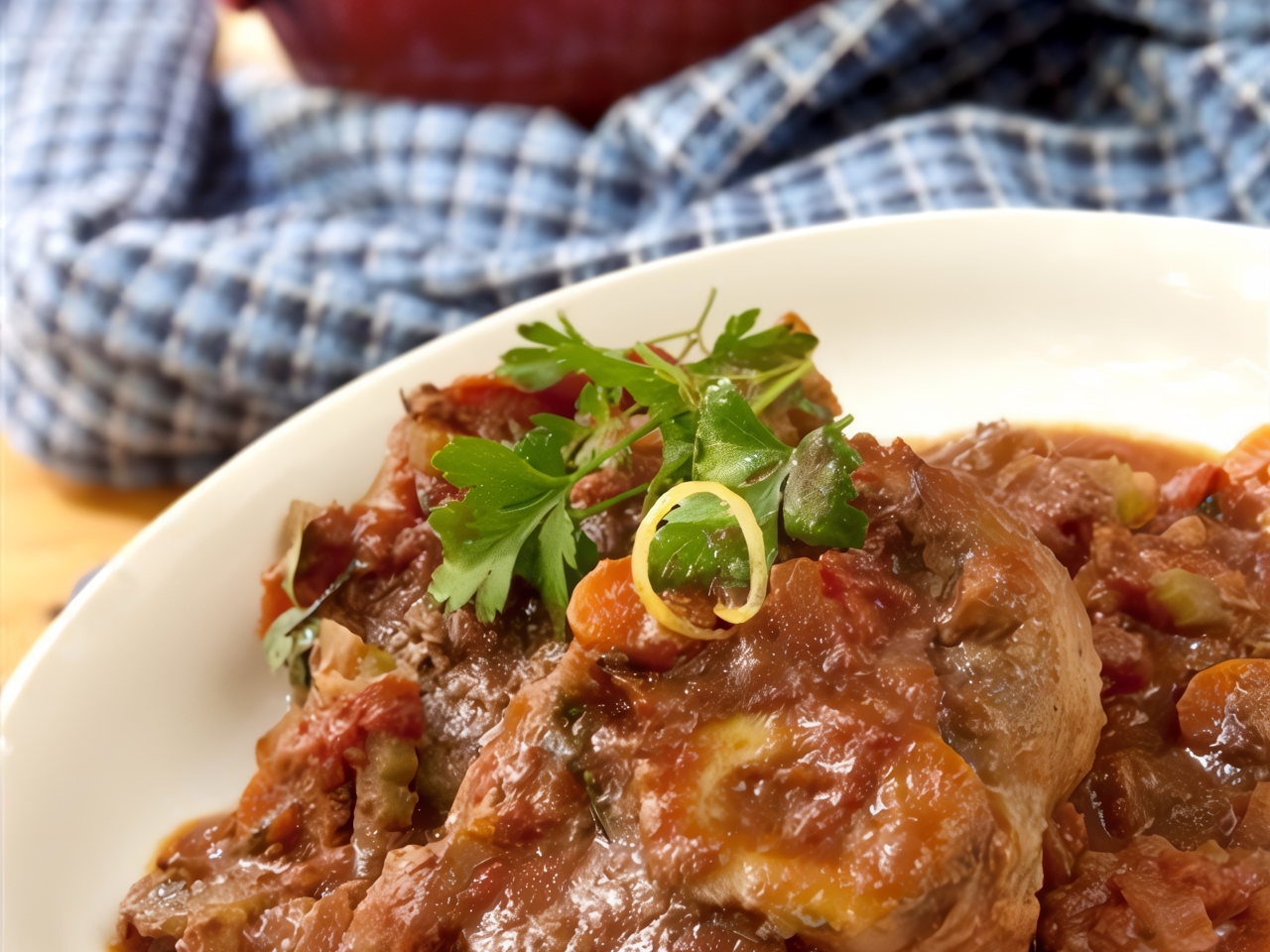 Osso Buco (Veal Shank Braised with Vegetables)
