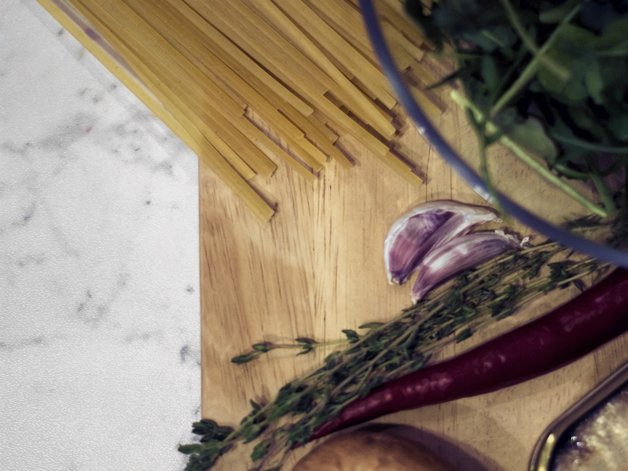 Spicy Spaghetti with Sardines and Chili