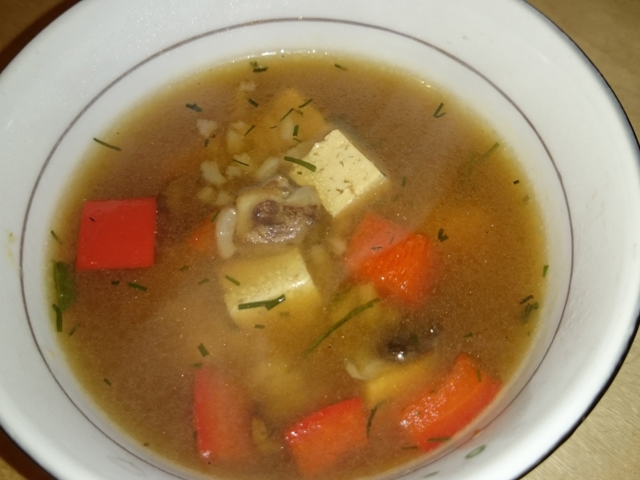 Spicy Japanese Tofu Soup