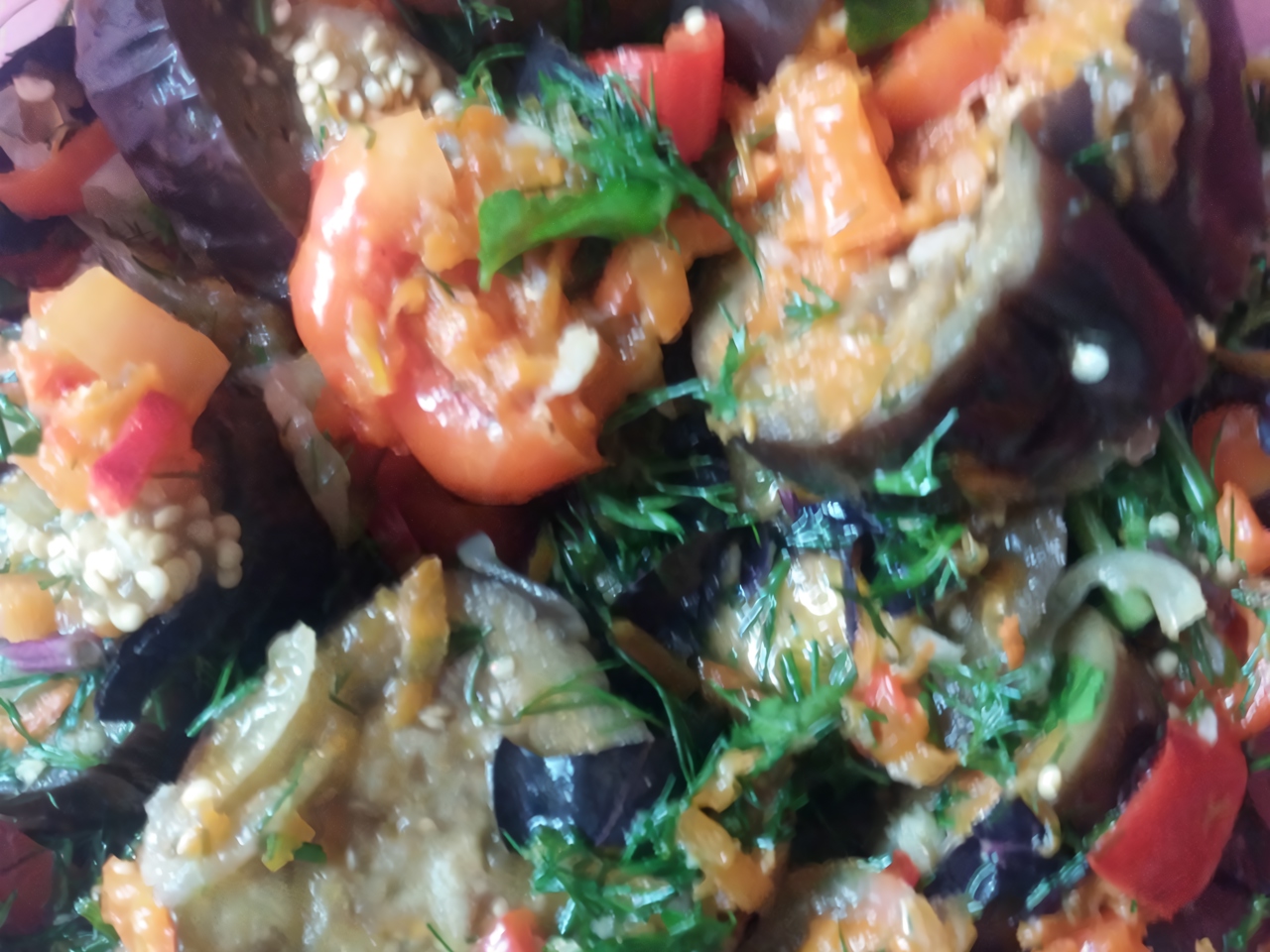 Spicy Eggplant Salad