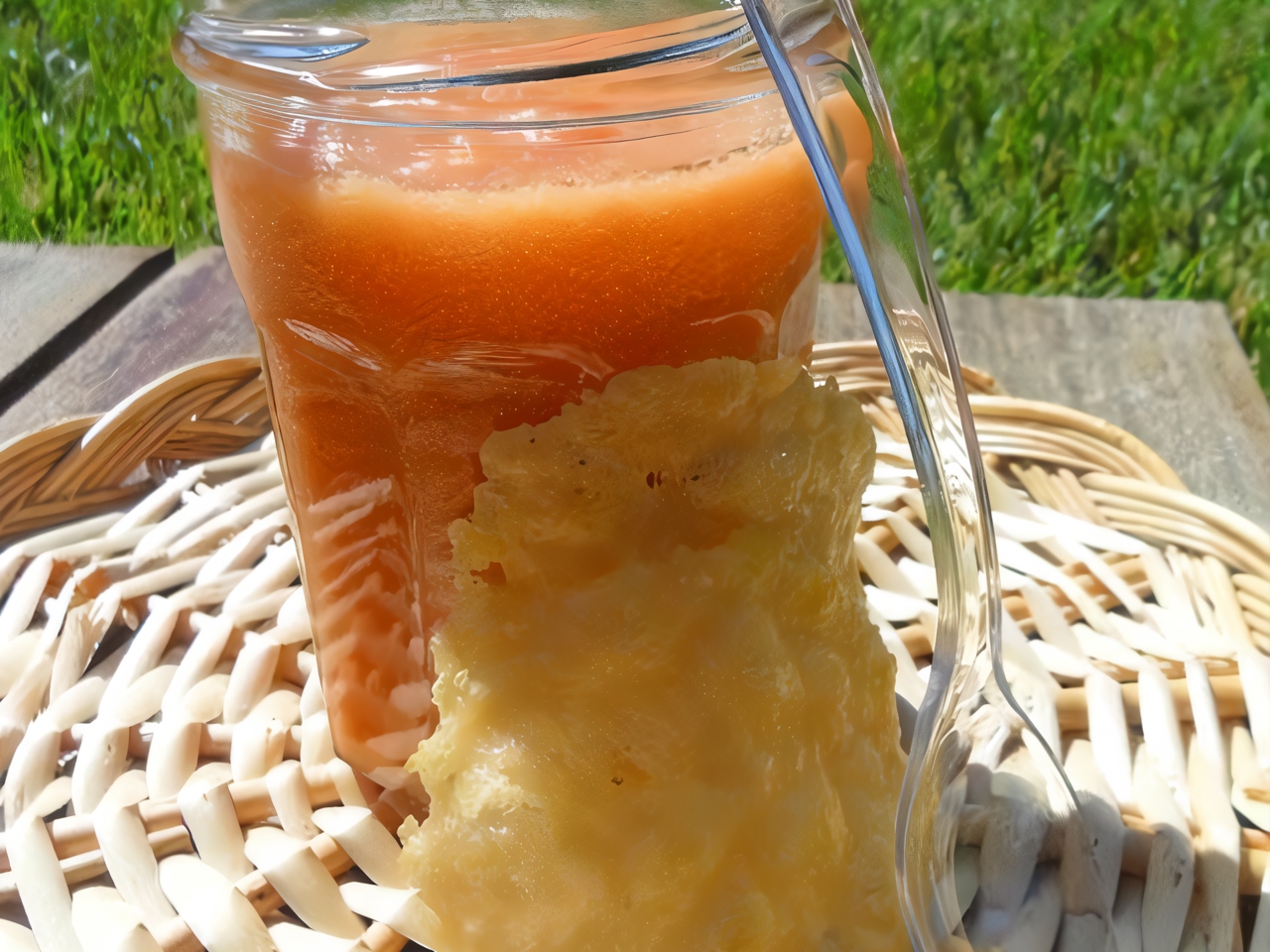 Spicy Gazpacho with Parmesan Chips