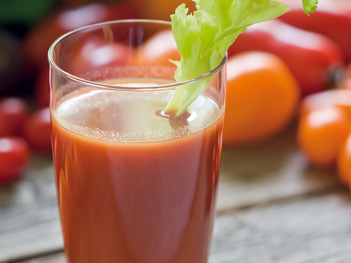 Refreshing Cocktail 'Bloody Mary'