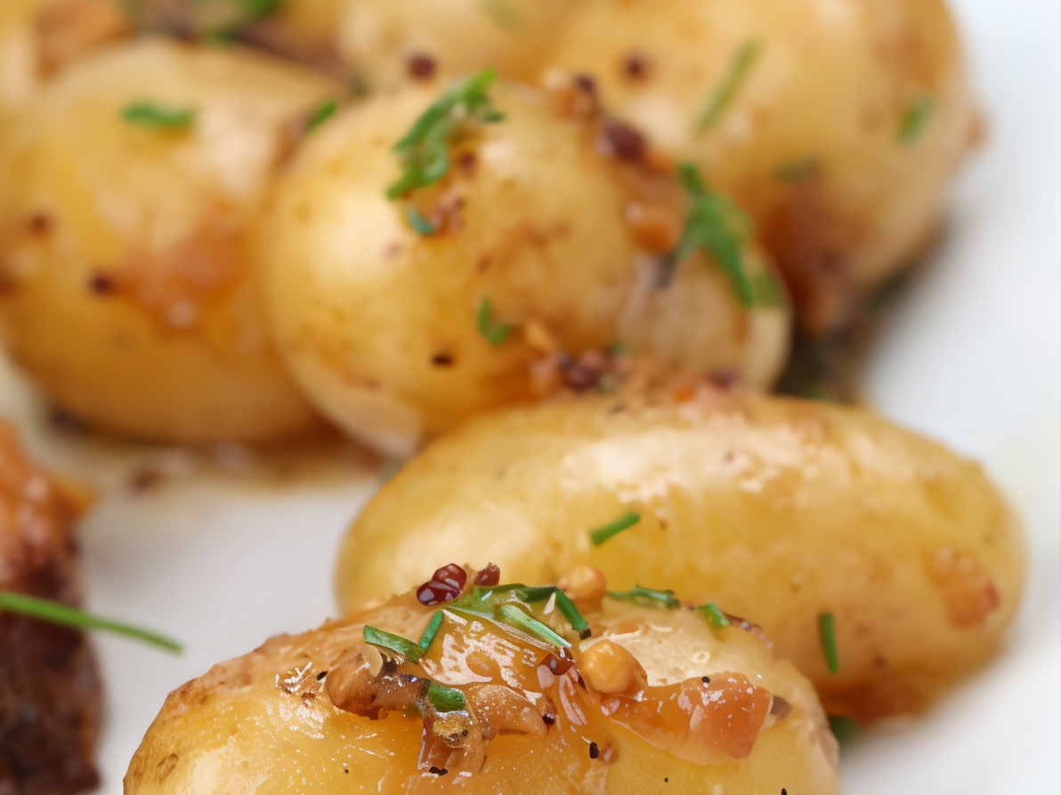 Boiled Potatoes with Herb Vinaigrette and Vermouth