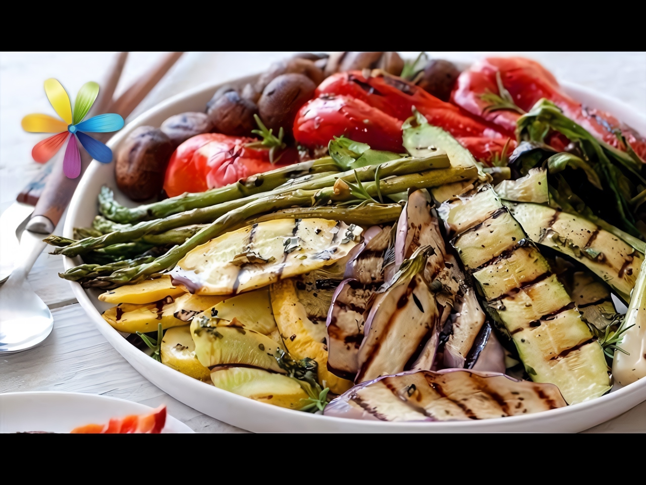 Grilled Vegetables with Pesto