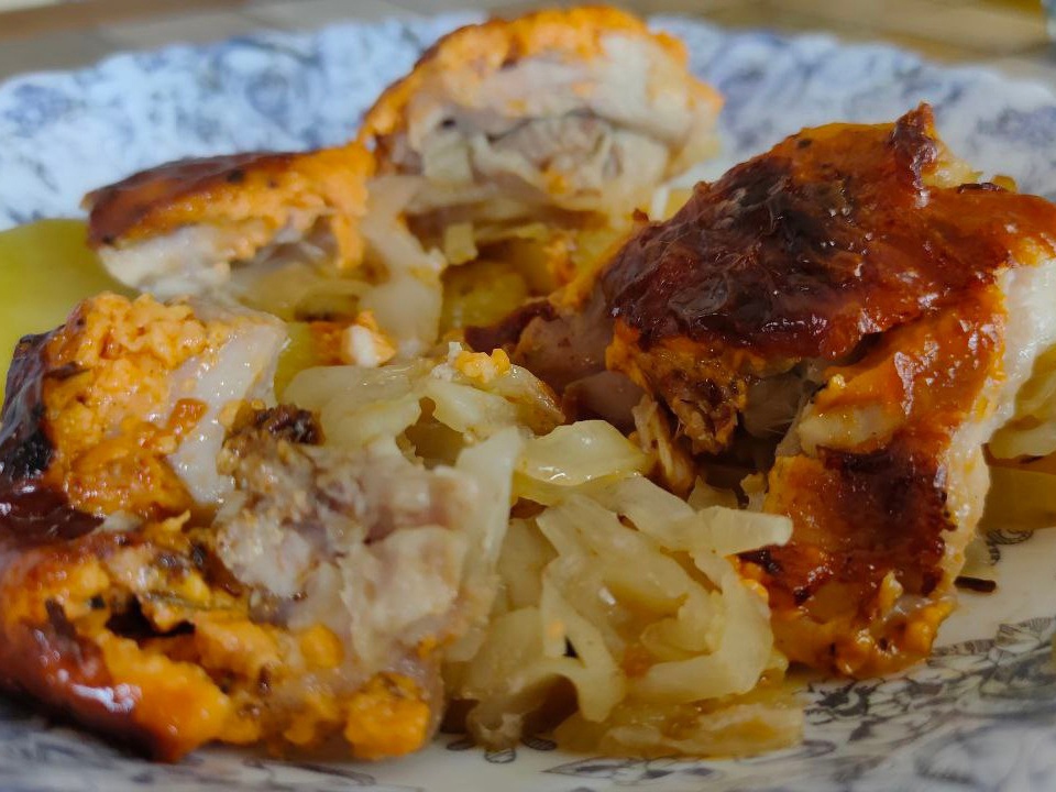 Vegetable Casserole with Chicken