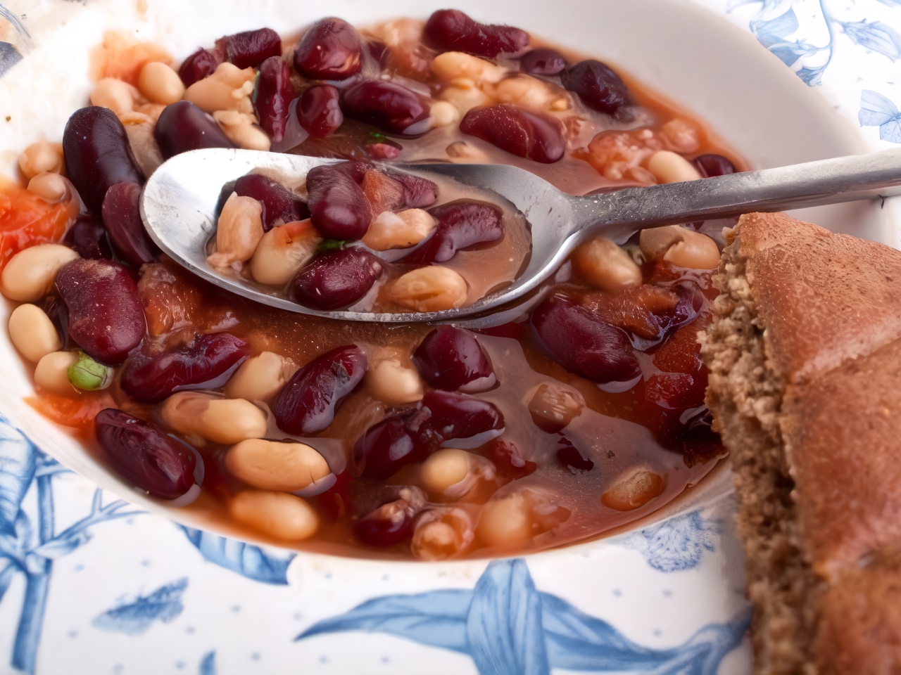 Vegetable Soup with Rutabaga and Beans