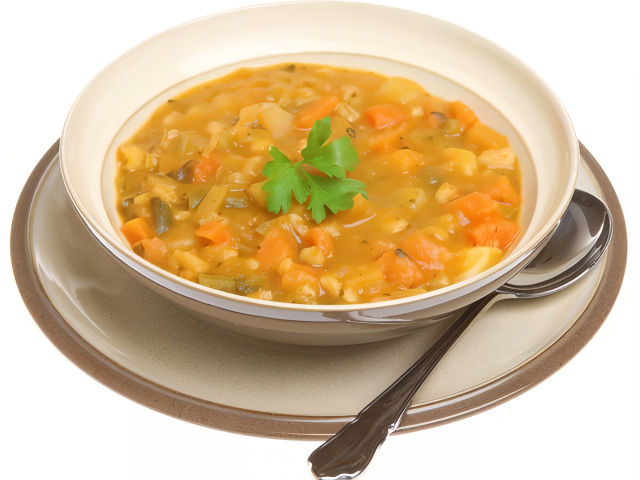Vegetable Soup with Oregano
