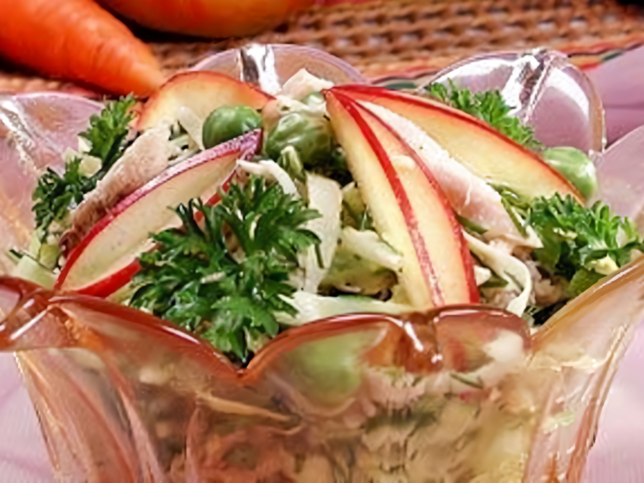 Vegetable Salad with Orange Dressing