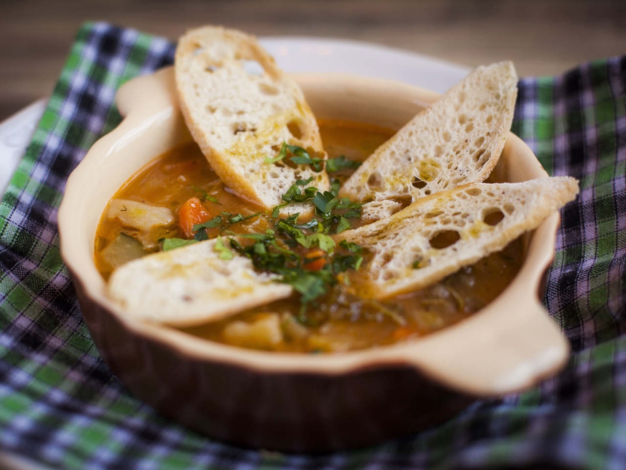 Vegetable Bean Soup "Ribollita" from Christian's Kitchen