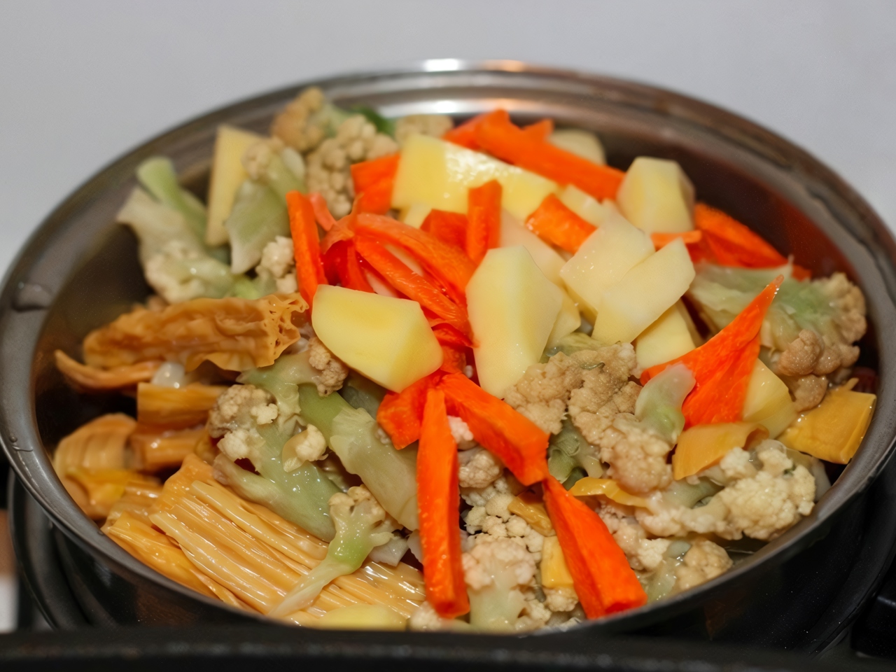 Vegetables in Cream Sauce