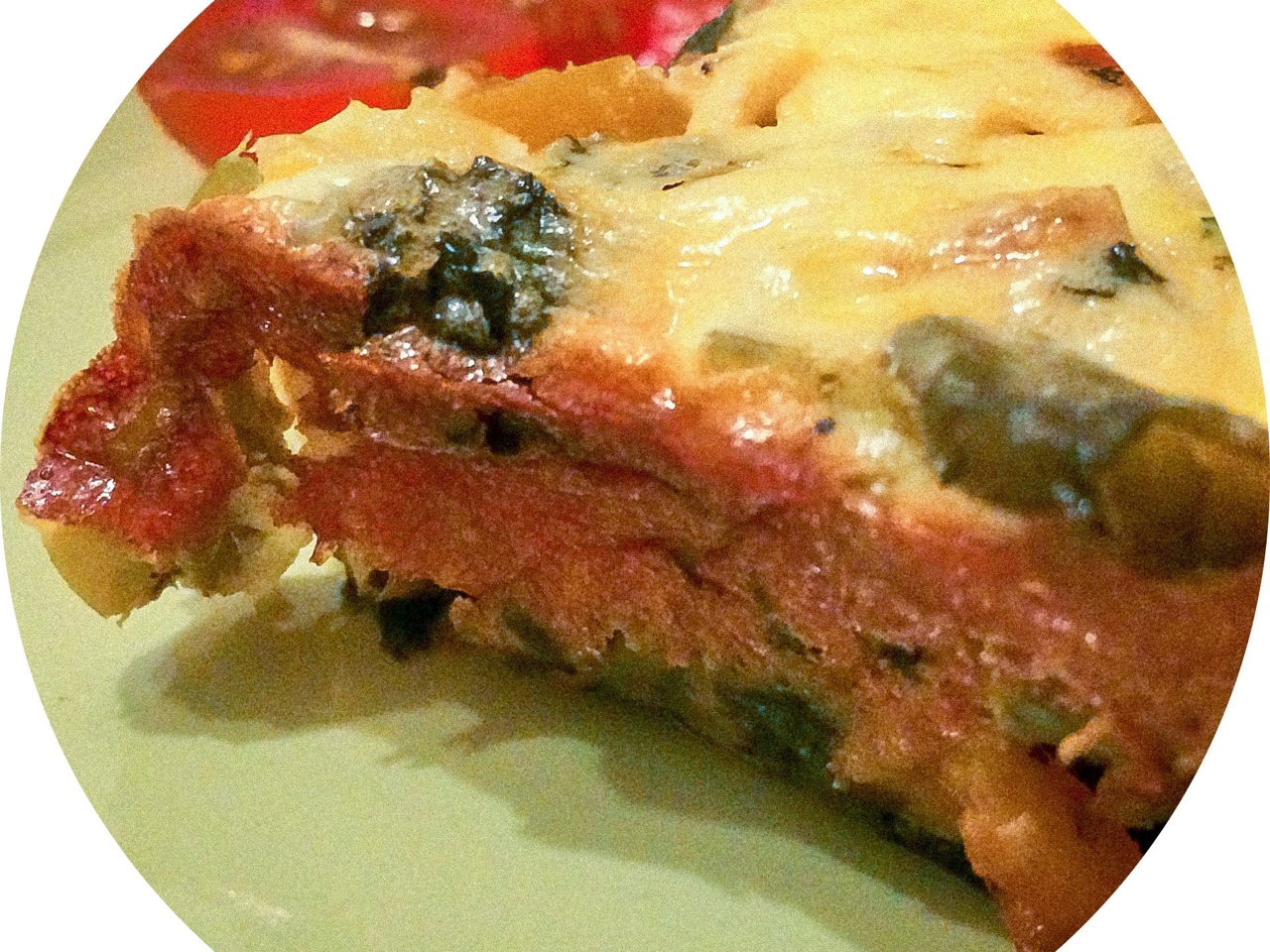 Vegetable Casserole with Green Beans, Brussels Sprouts, and Spinach