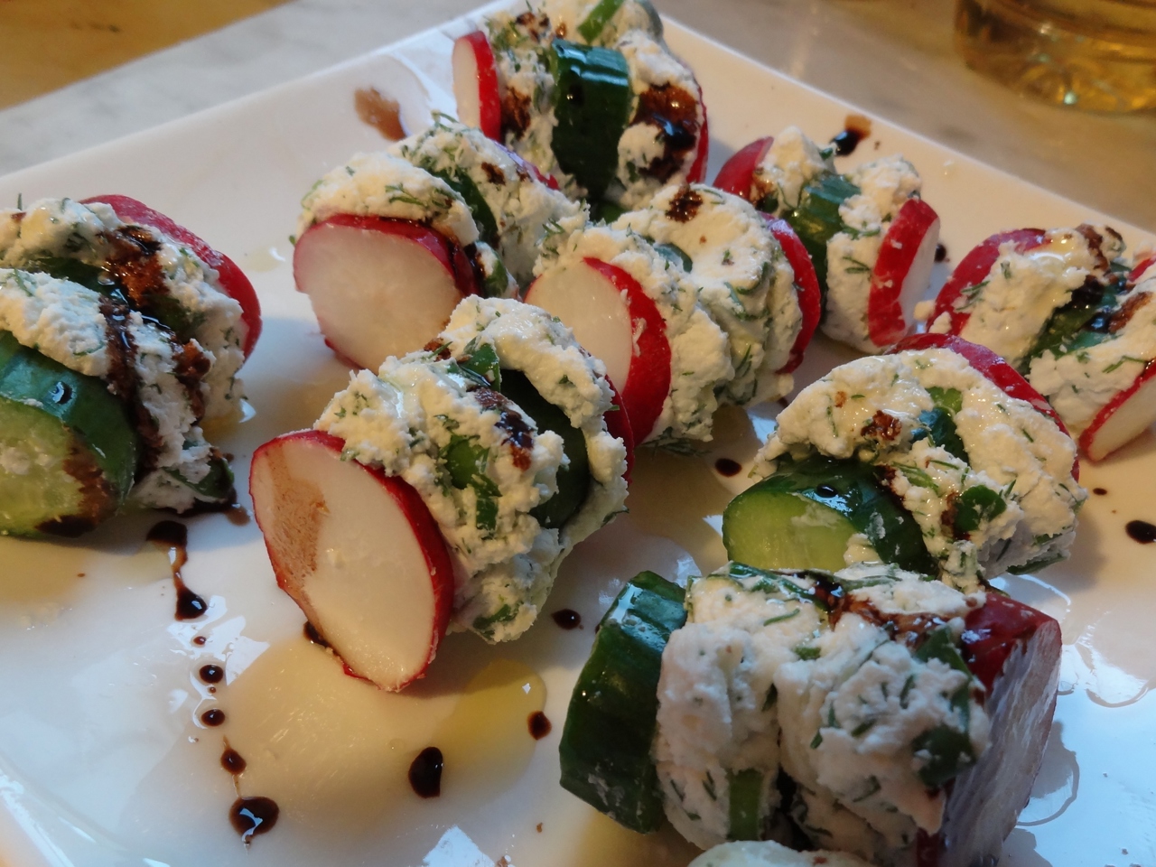 Vegetable-Cottage Cheese Rolls