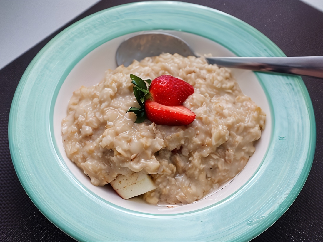 Овсяная каша с яблоком и корицей рецепт – Британская кухня: Завтраки. «Еда»