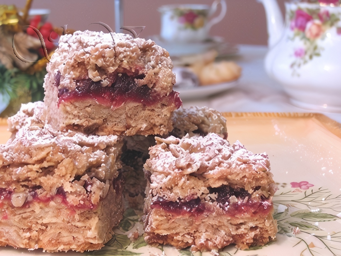 Oatmeal Cookies with Jam