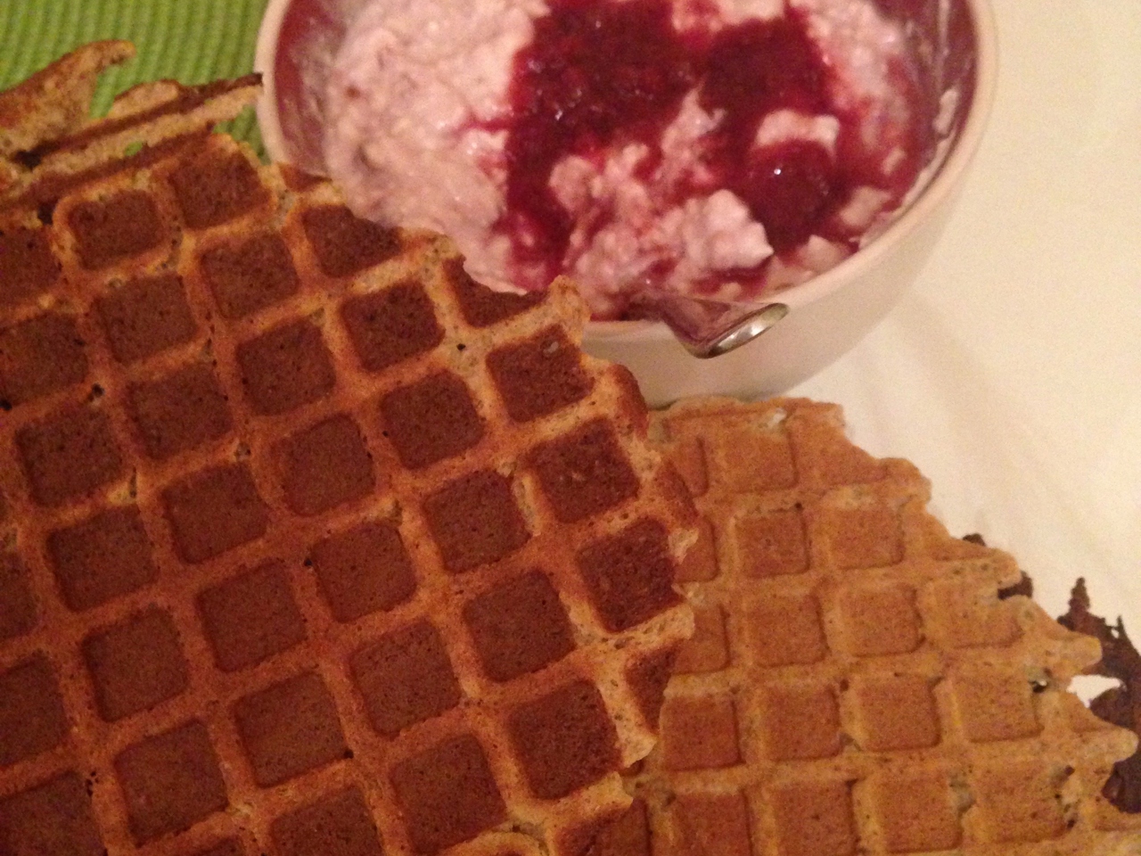Oat Flax Waffles
