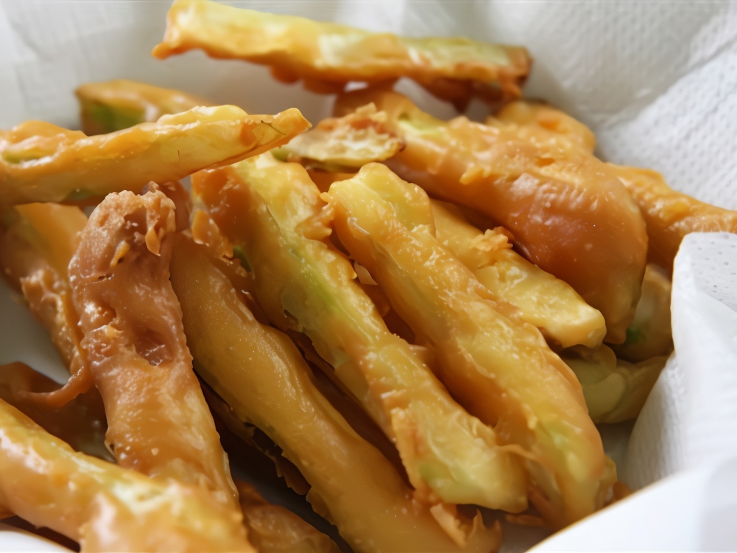 Zucchini Sticks in Golden Parmesan Crust