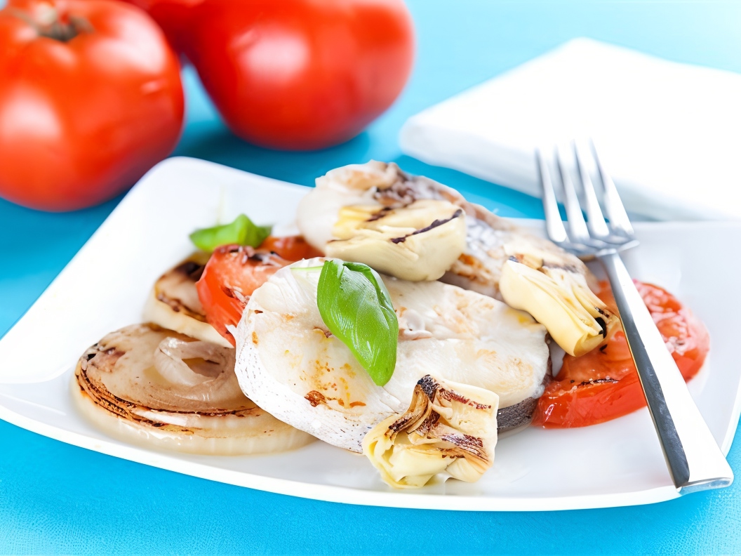 Halibut with Vegetables