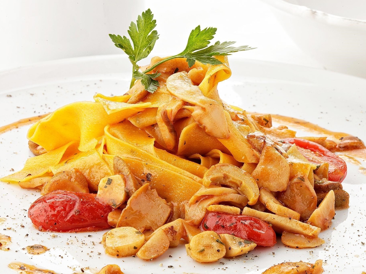 Pappardelle with Porcini Mushrooms