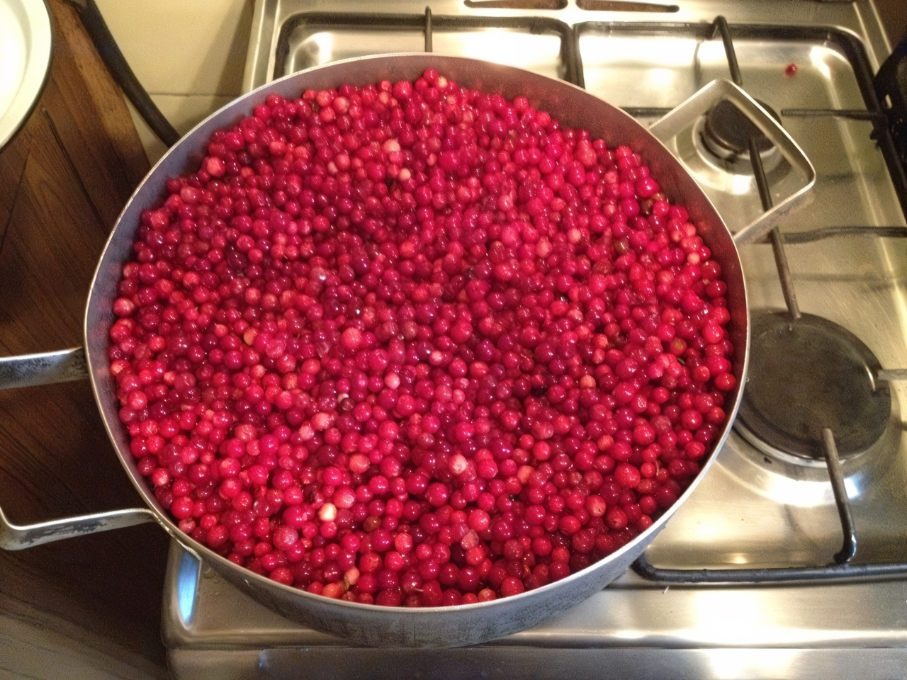 Steamed Lingonberries