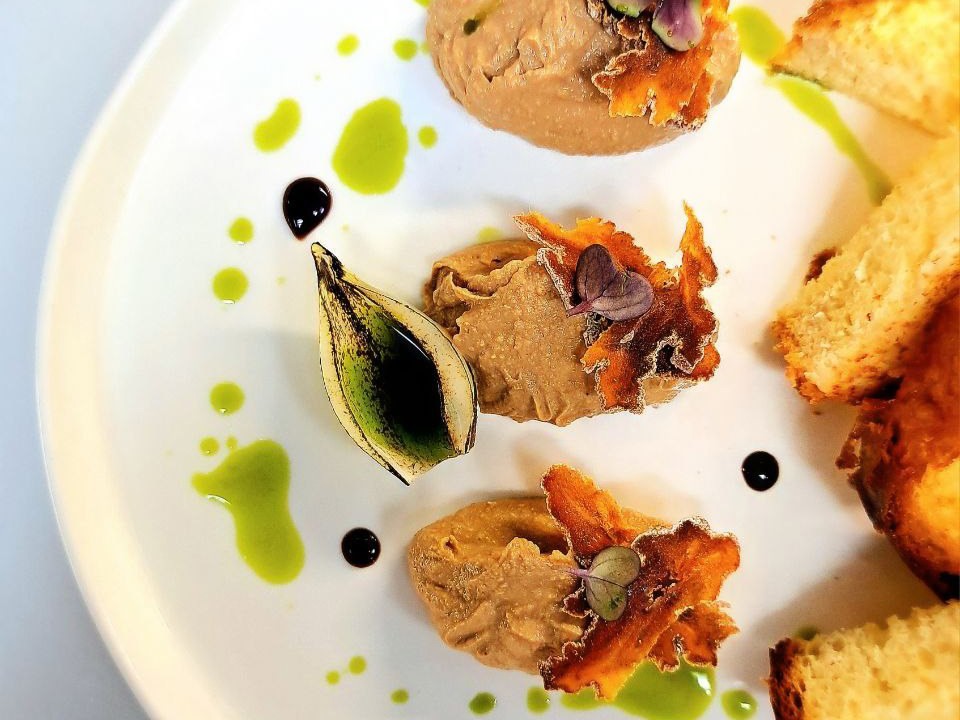 Chicken Pâté with Dried Persimmon