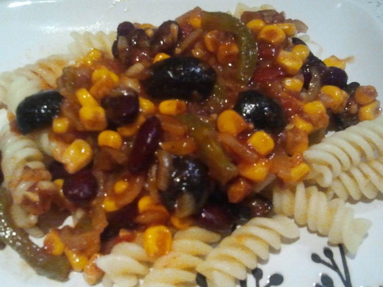 Mexican Pasta with Salsa Sauce