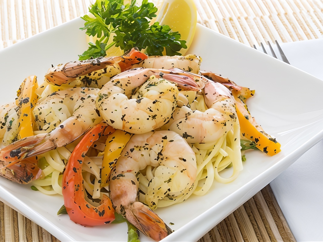 Pasta with Shrimp and Lemon