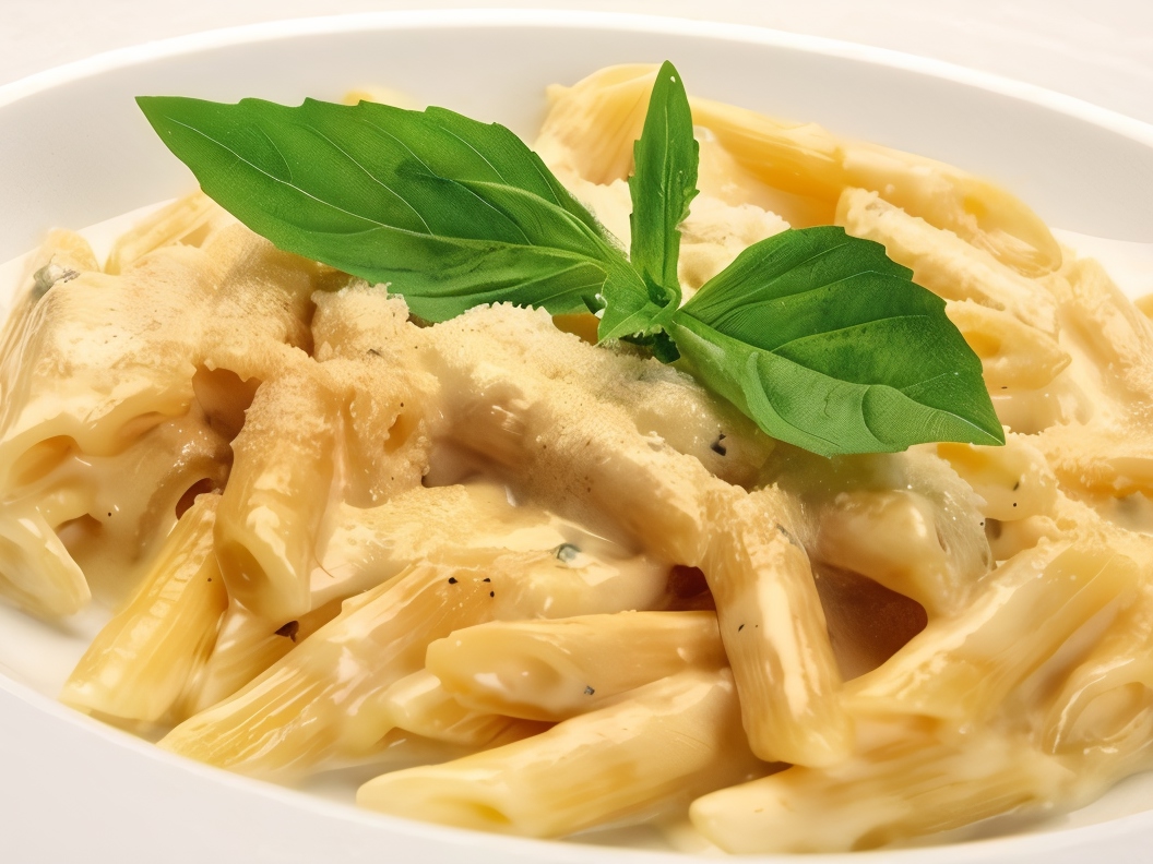 Pasta with Onion-Cream Sauce