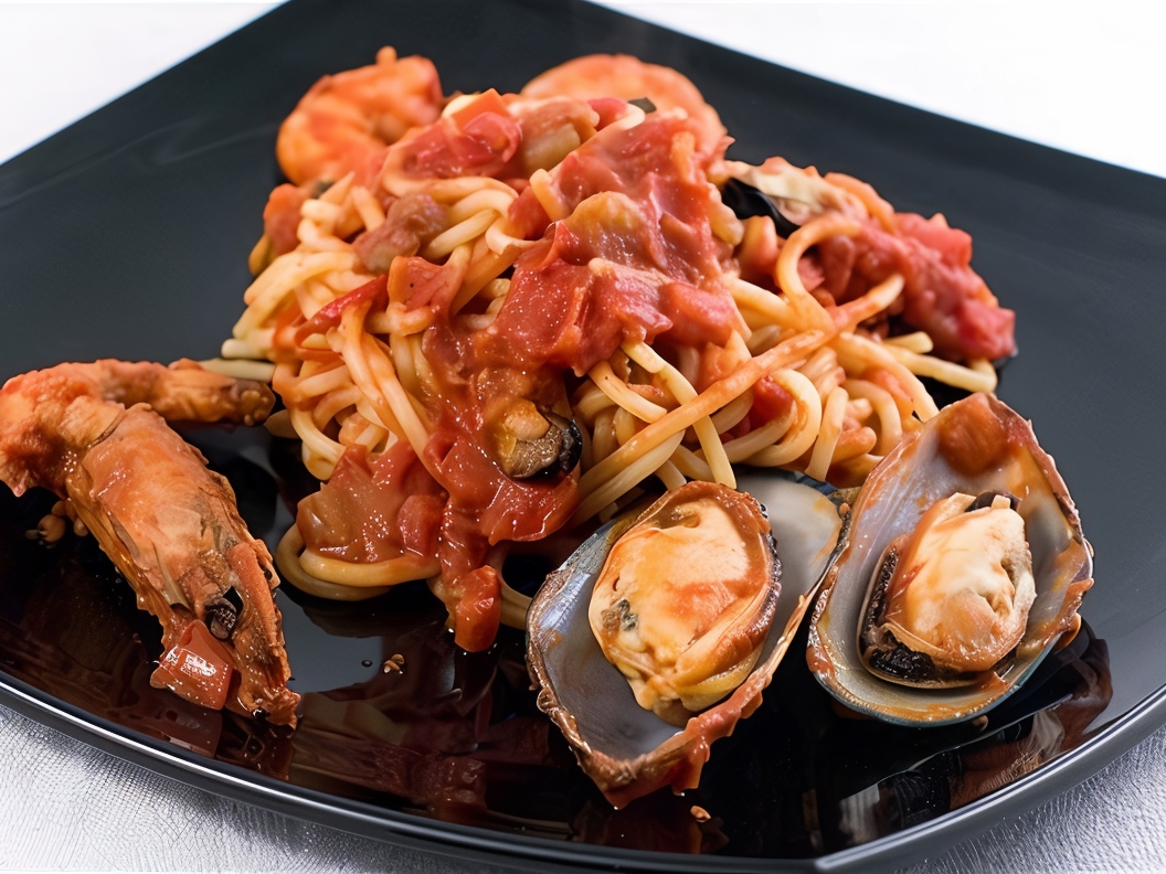 Pasta with Mussels and Curry
