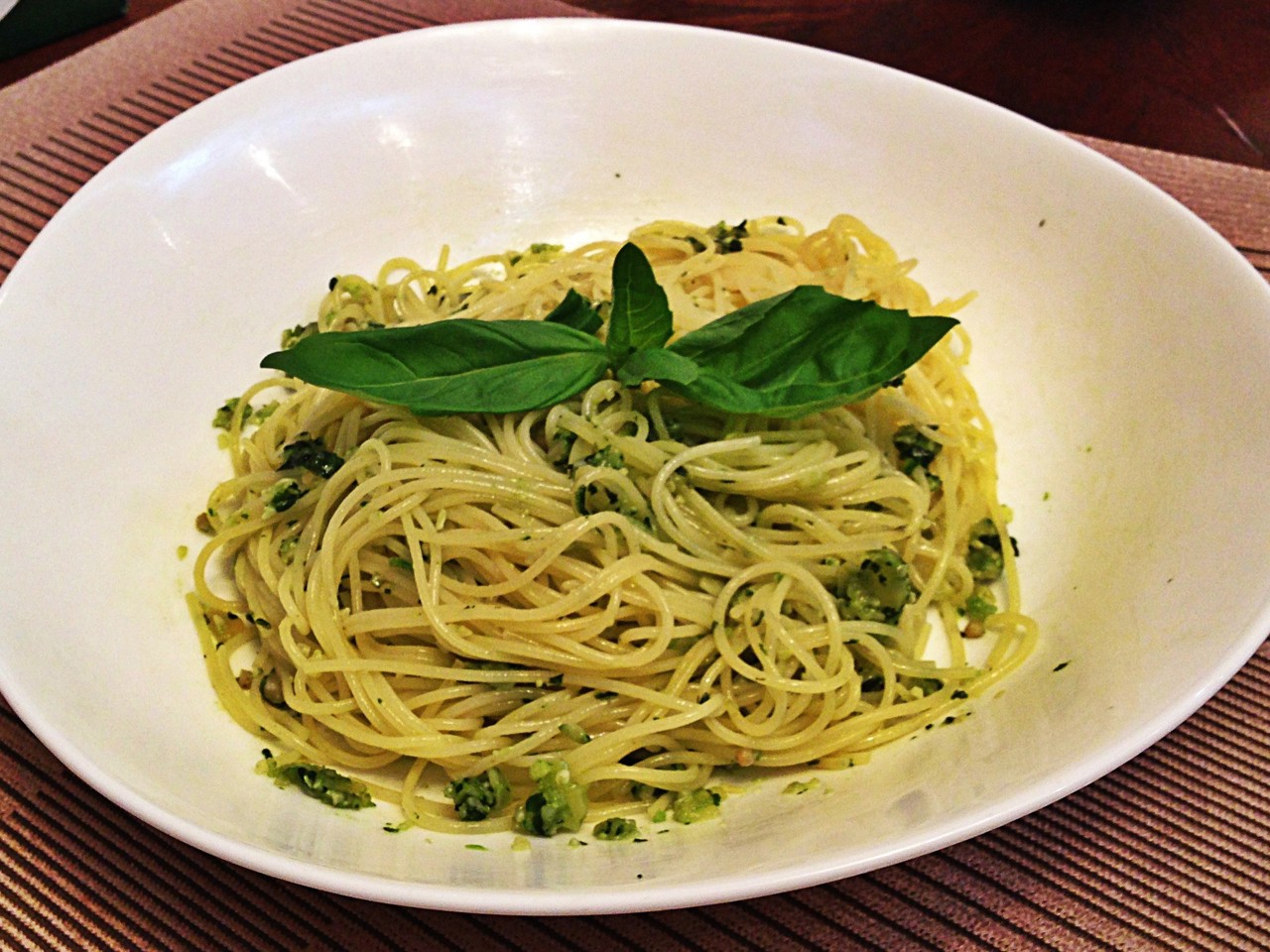 Pasta with Genovese Pesto