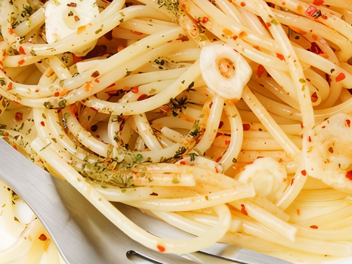 Pasta with Three Types of Garlic