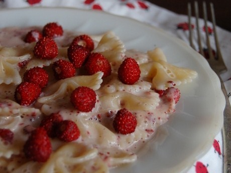 Pasta with Wild Strawberries