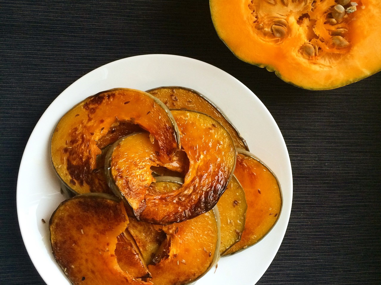 Roasted Pumpkin with Spices