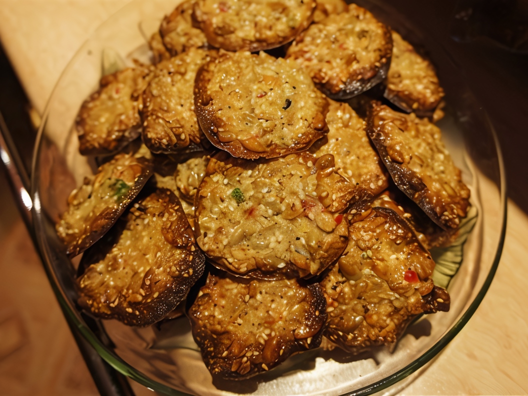 Печенье с семечками подсолнуха и кунжутом