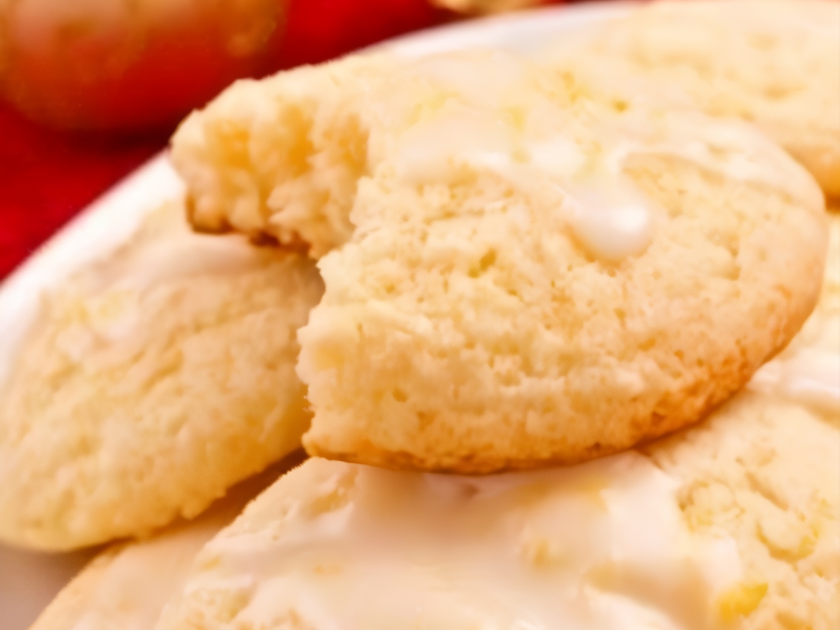Ricotta Cookies with Limoncello Glaze