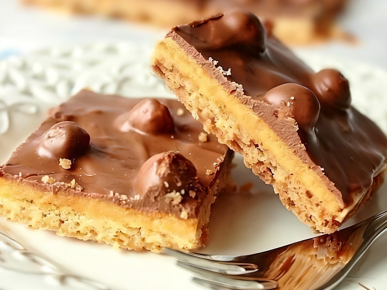 Hazelnut Cookies with Chocolate Glaze