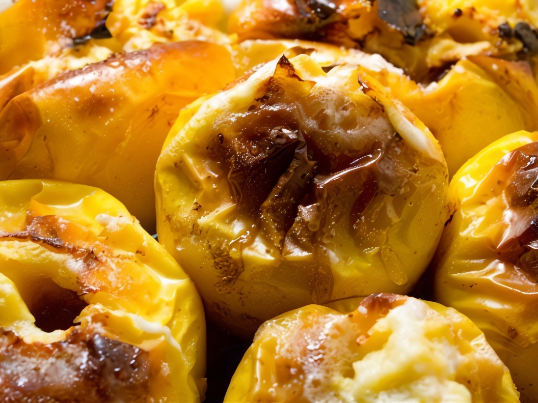 Baked Apples with Berry Jam