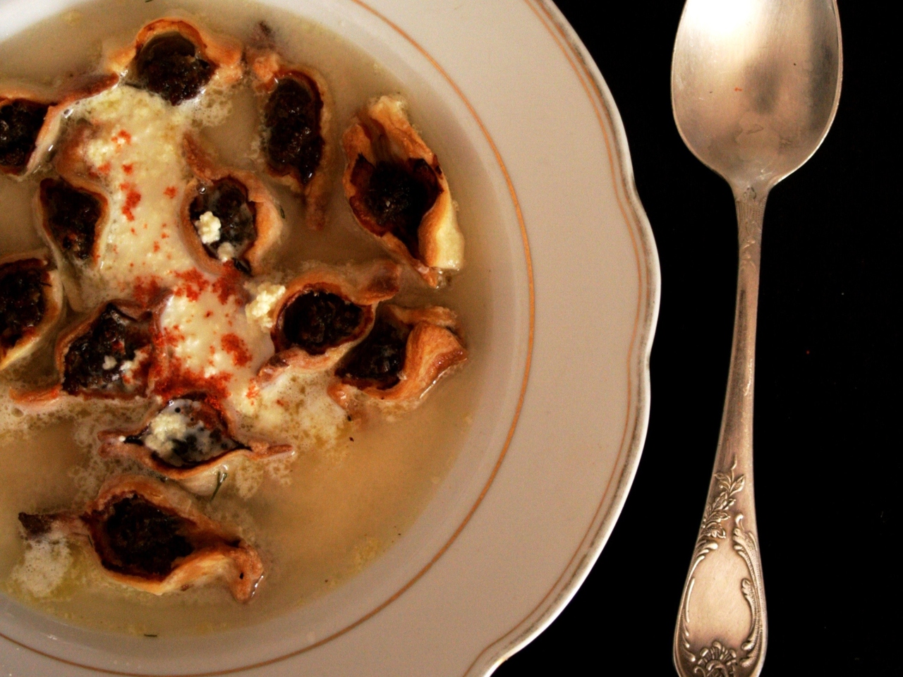 Baked Manti or Armenian Ravioli