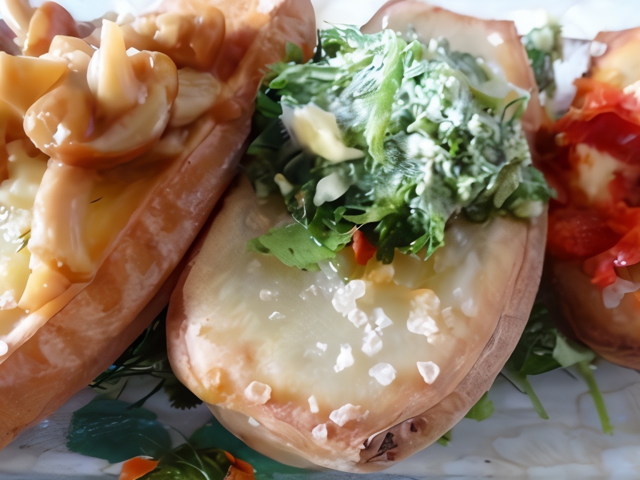 Baked Potatoes with Fillings
