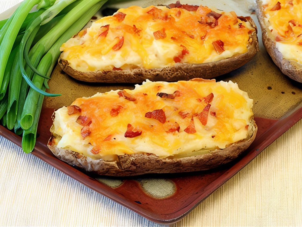 Baked Potatoes with Roquefort