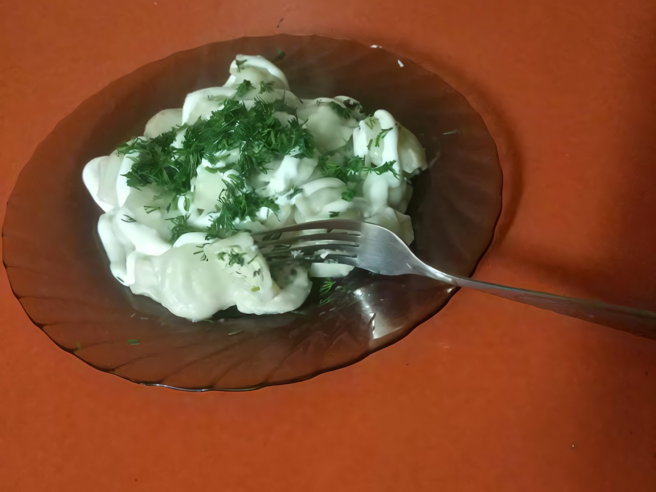 Dumplings with Kefir and Green Onions