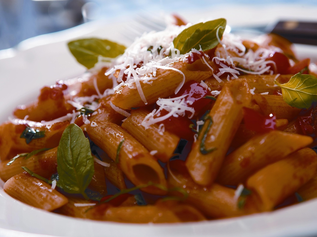 Penne Arrabbiata (Tomato-Vegetable Pasta)