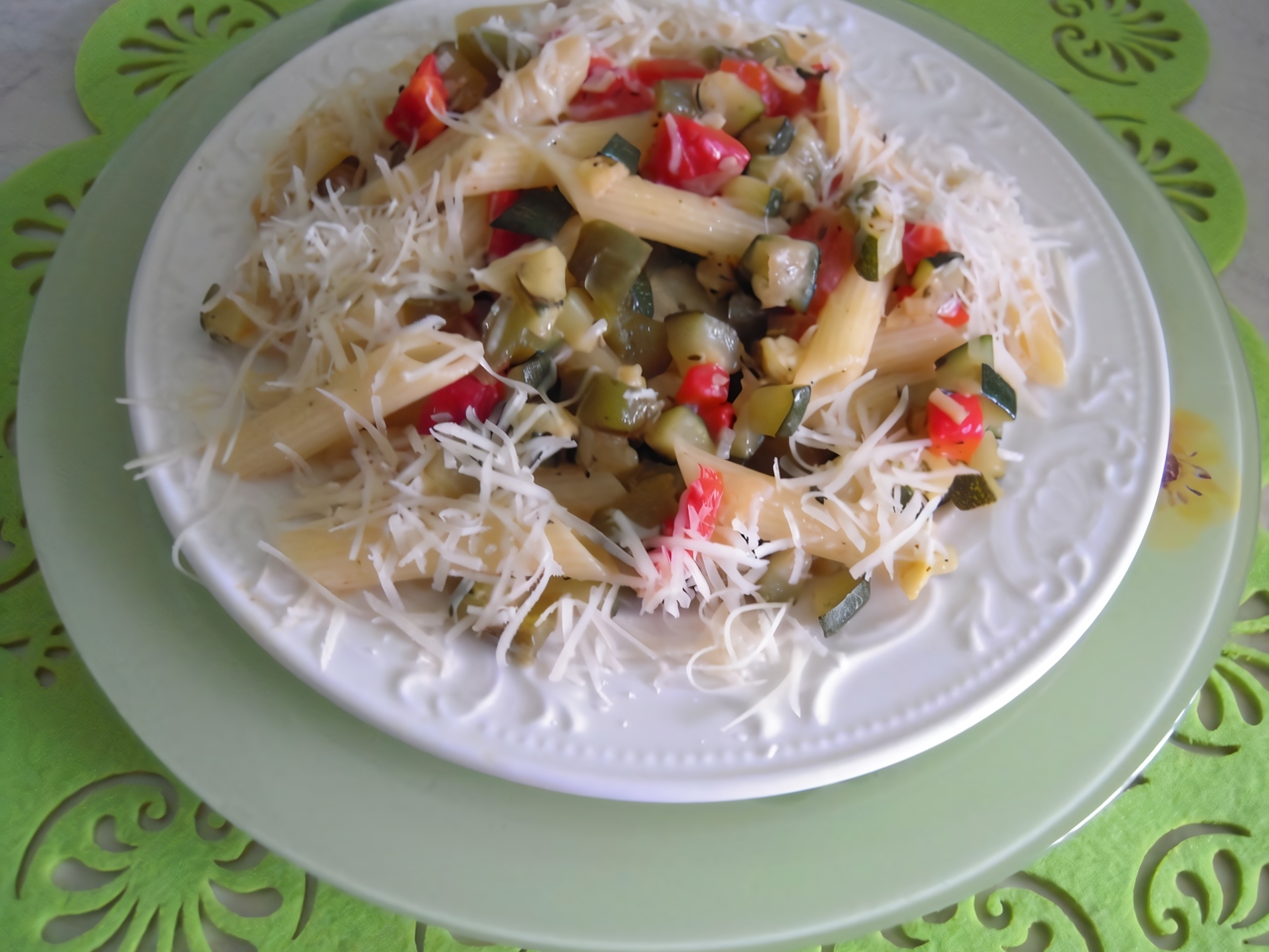 Penne with Vegetable Ragout