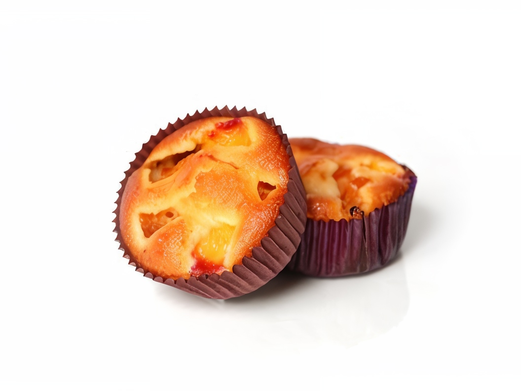 Spiced Peach Muffins