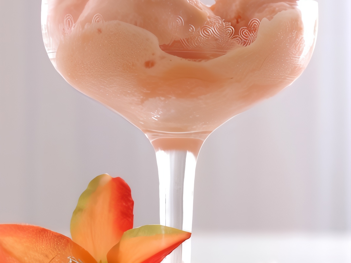 Peach Yogurt Ice Cream