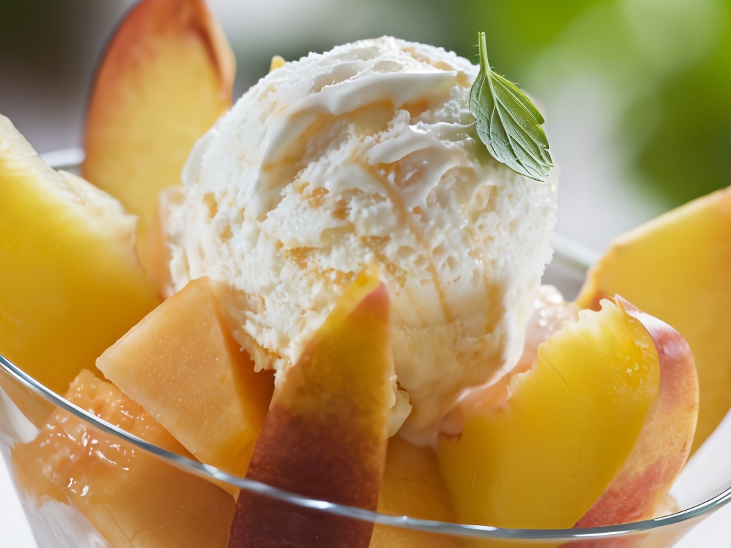 Peach Cream Gelato