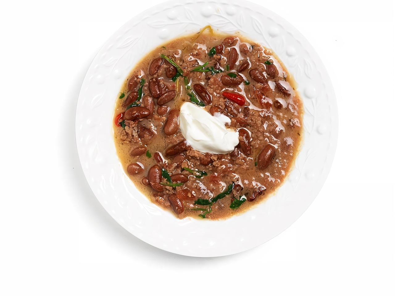 Speckled Kidney Beans with Pork