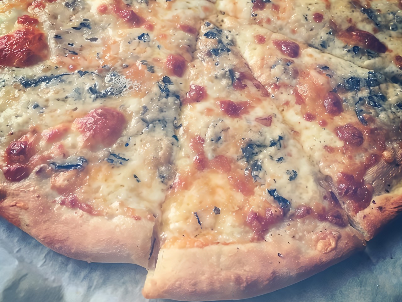 Pizza "Four Forbidden Cheeses"