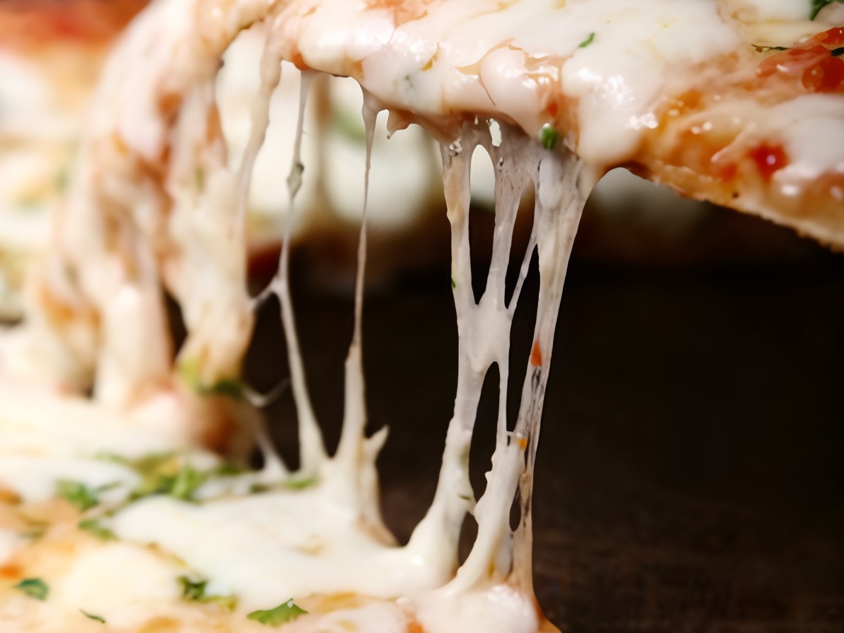 Pizza with Feta and Basil